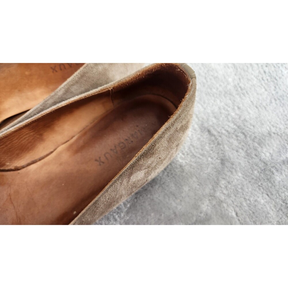 Margaux Womens Size 35 EU 5 US Tan Gray Suede Elegant Flint Ballet Flats - Picture 4 of 10